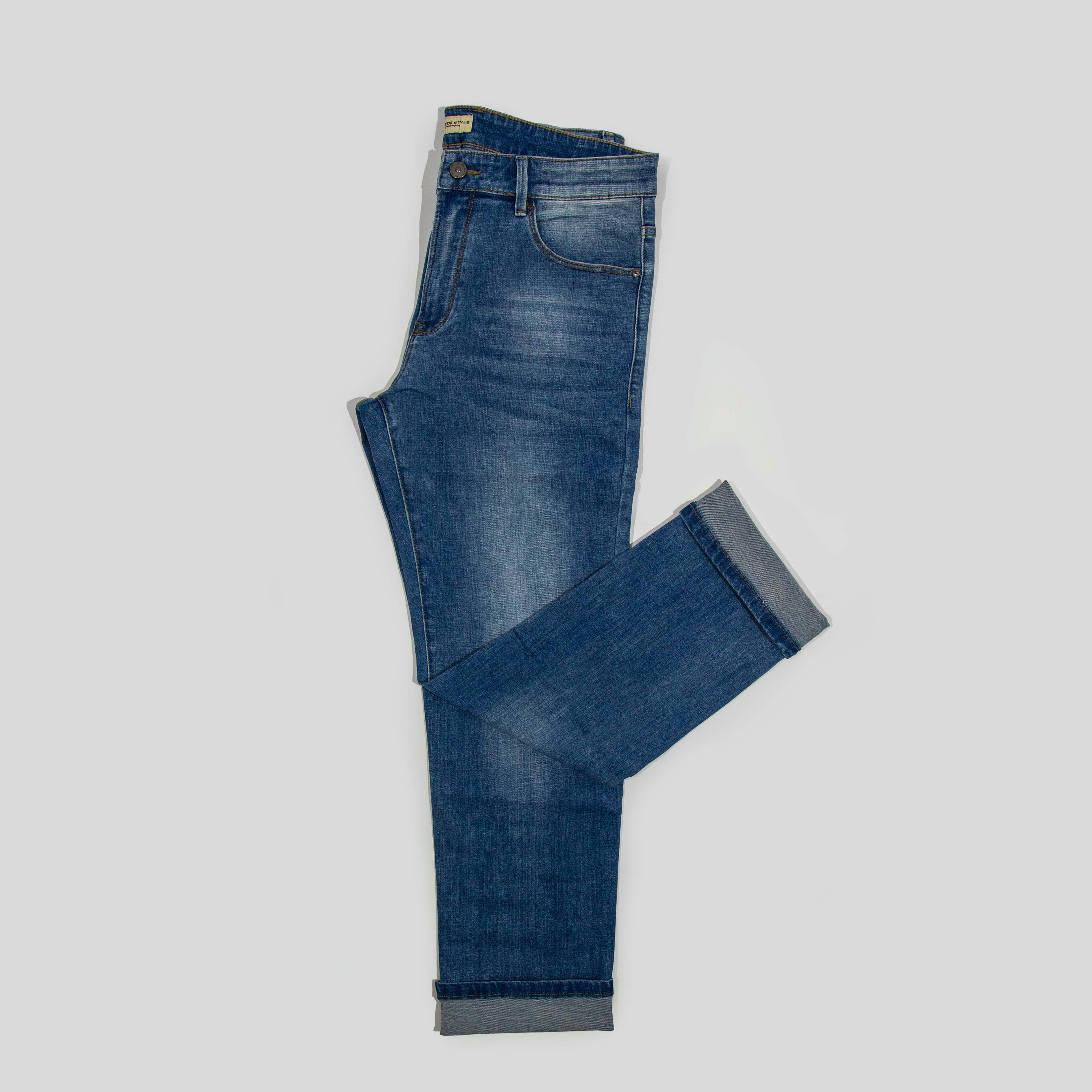 High-Rise Straight Leg Jeans